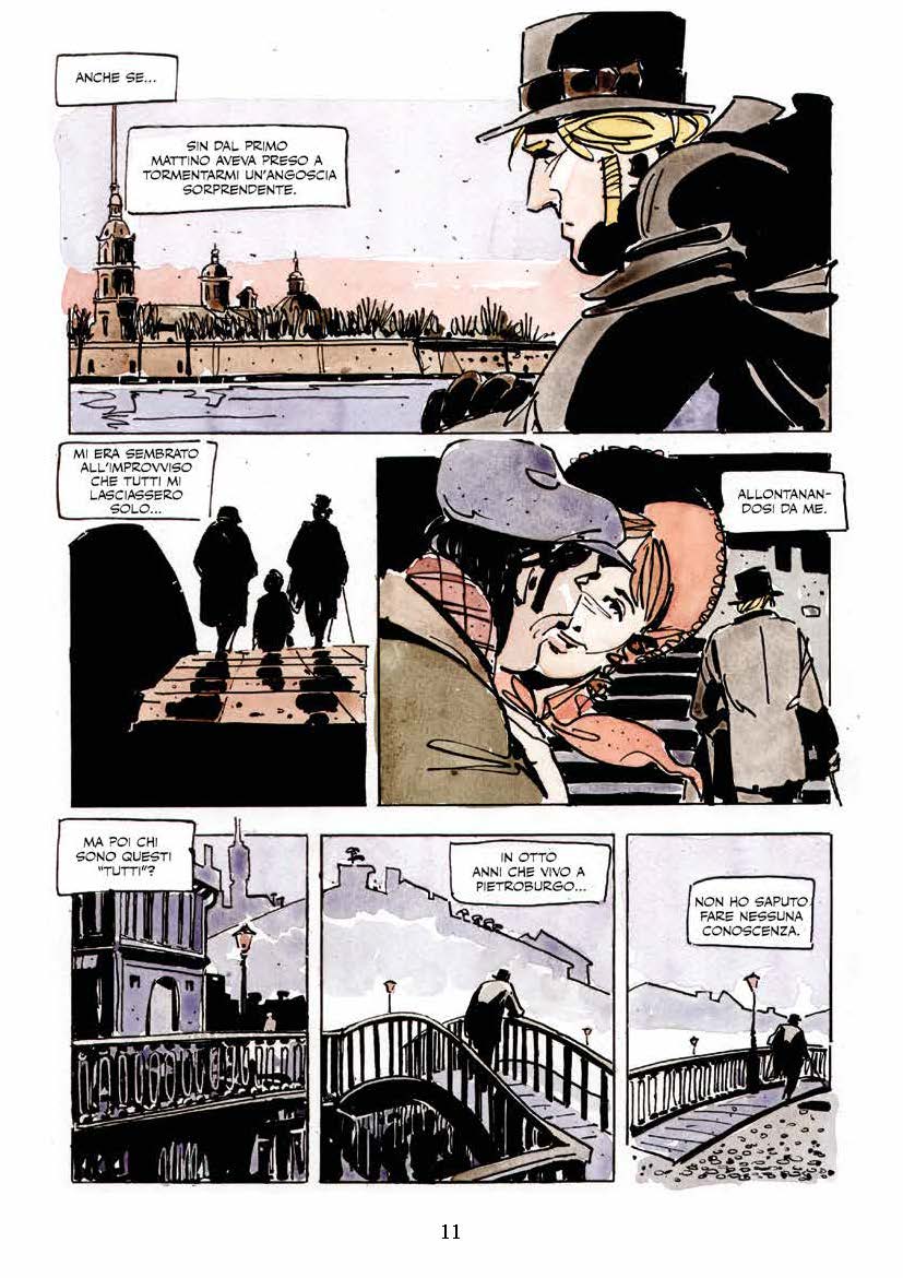 "Le notti bianche" di Fëdor Dostoevskij, sceneggiatura di Andrea Laprovitera, disegni di Carlo Rispoli (Edizioni NPE)